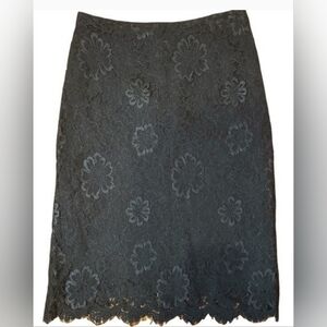 🍾HP🍾 Brooks Brothers black lace skirt w/scalloped hem (2 avail) sz 4 and 6 NWT